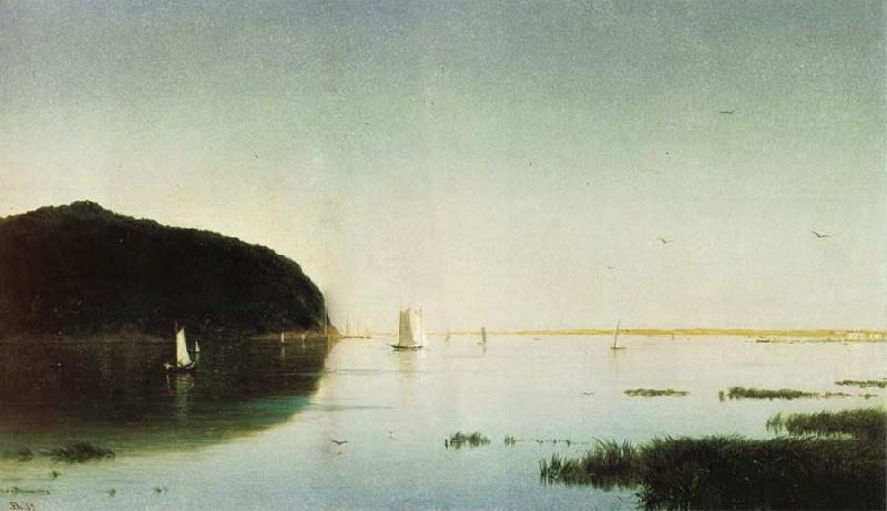 John Frederick Kensett Shrewsbury River oil painting image